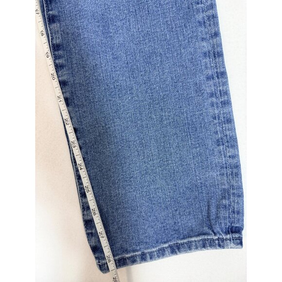 AG Adriano Goldschmied The Mari High-Rise Straight Leg Jeans In Medium Wash 31R - Picture 9 of 14